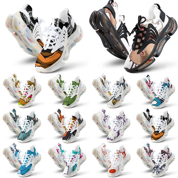 

customs shoes men womens runnings shoe diy triple black white blue red orange men customized outdoor sport sneaker trainer new