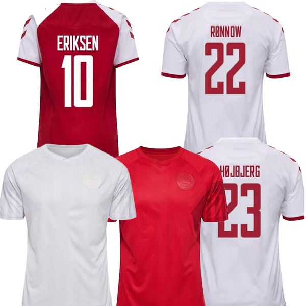 

denmark 22-23 10 eriksen soccer jerseys sportswear thai quality customized 9 braithwaite 4 kjaer 6 christensen 7 skov 10 eriksen 12 dolberg, Black;yellow