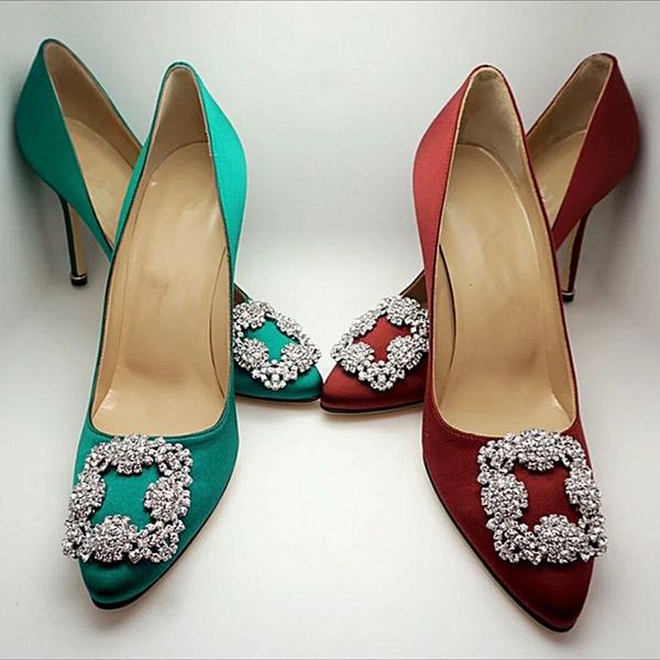 

dress shoes pointed toe ladies high heels spring and autumn shallow mouth party fashion square buckle flat shoes 221118, Black