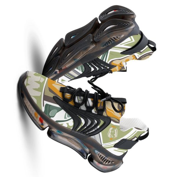 

custom shoes orange green white men shoes sneakers diy elastic customized 015 sports trainers size eur 38-46 fddlllkkdffsafsfgd