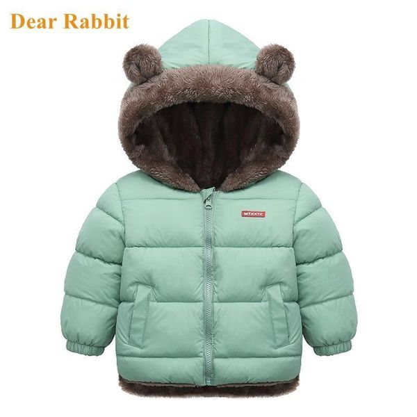 

down coat autumn fleece winter clothes parkas kids jackets for boys warm thick velvet children baby girl outerwear infant overcoat 221118, Blue;gray