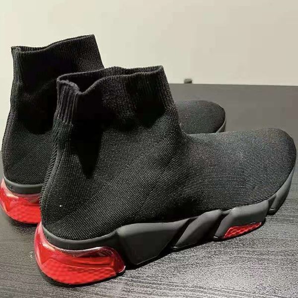 

new designer sneakers sock-like trainers designer shoes casual shoes women sock technical 3d knit fashion white black graffiti sole 09