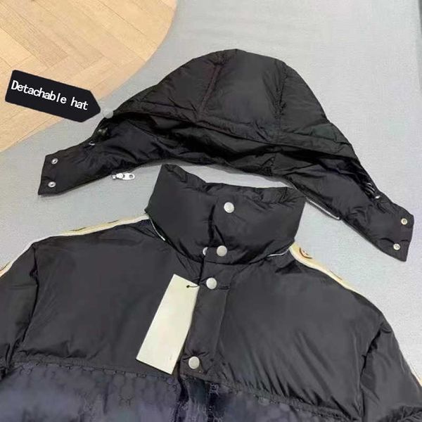 

new mens down jackets parka womens letter printing men's parkas winter couples clothing designer coat outerwear black khaki puffer jack