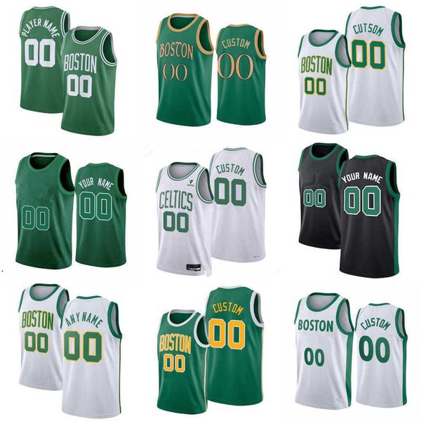 

75th custom men boston''celtics''71 dennis schroder jayson 0 tatum 10 josh richardson 41 juancho hernangomez basketball, Black;red