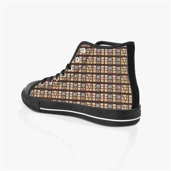 

shoessneakers shoes drees custom canvas men women fashion black orange mid cut breathable casual outdoor sports walking jogging color3461982
