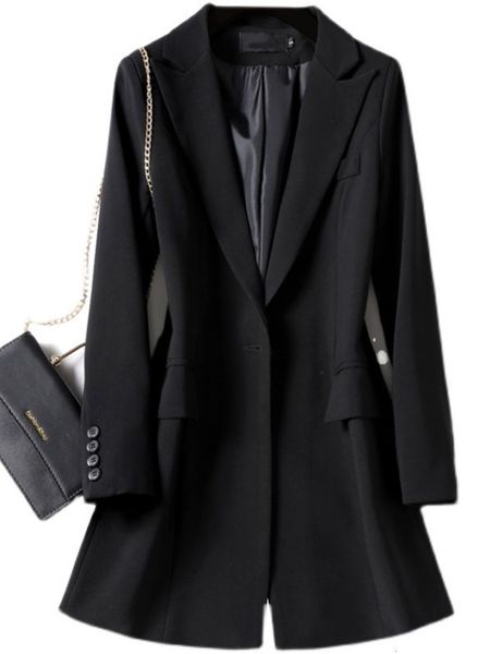 

women's suits blazers women blazer casual long sleeve slim jackets office fashion solid harajuku all-match single breasted lapel coat 2, White;black