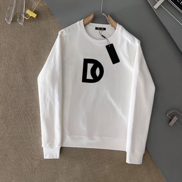 

duyou milano hoodies luxury designer men hoody women sweatshirts combed cotton print sueter hombre heather pullover hoodies for man dy032, Black