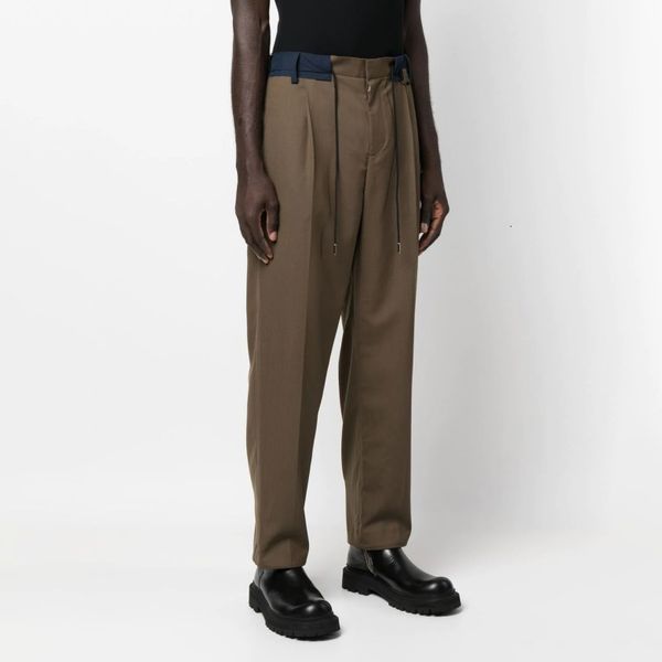

men's pants s6xl men's spring and autumn casual straight pants loose large size nonironing ninecent pants original fashionable 221, Black