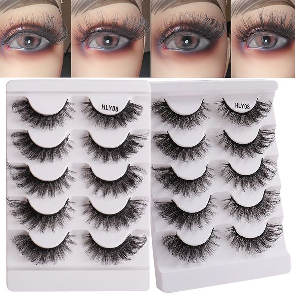 

curly thick winged false eyelashes naturally soft and delicate handmade reusable multilayer 3d fake lashes eye end lengthening messy crisscr