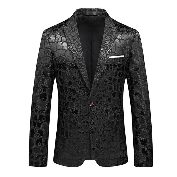 

men's suits blazers autumn and winter pure color casual korean style slim trend small jacket spring 221118, White;black