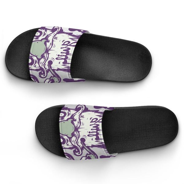 

designer slippers diy flip flops men women sandals casual shoes beach slides summer fashion sandal outdoor shoes 007, Black