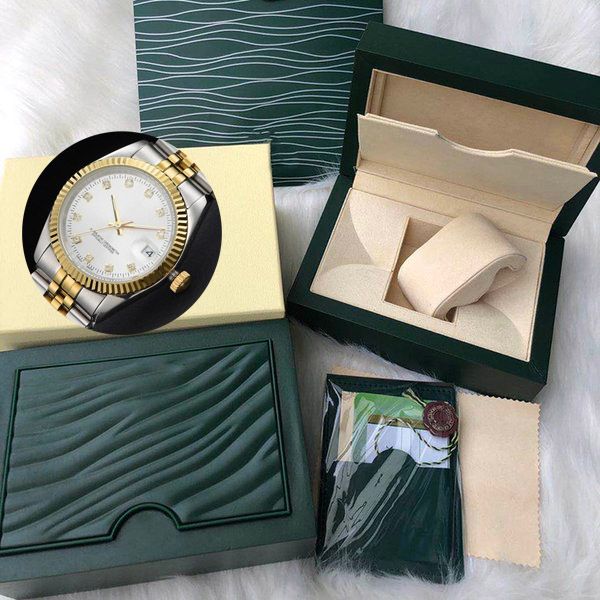 

automatic movement 36/41mm mens mechanics watches 904l stainless steel luminous 28/31mm women watch couples style classic wristwatches montr, Slivery;brown