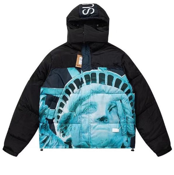 

men's down jackets designer down coat winter jacket outerwear fashion women warm printed garment size s-3xl thirteen colors, Black