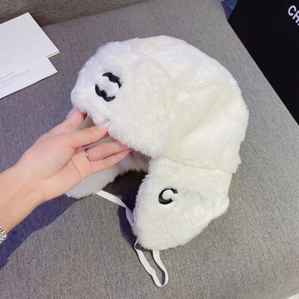 

autumn and winter 22 new snow windproof earmuff classic solid color cold hat warm and versatile, Blue;gray
