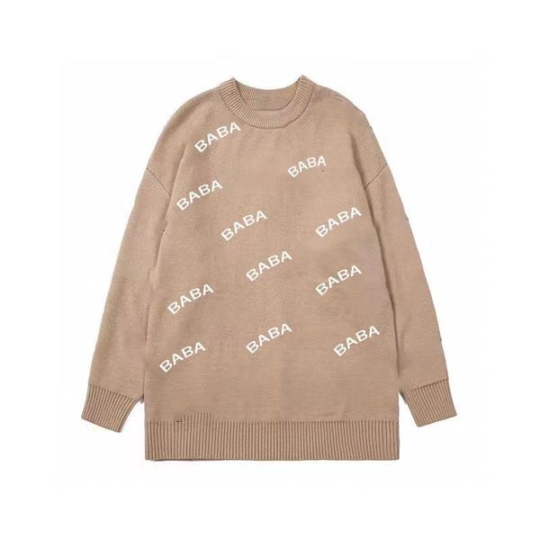 

sweater men hoodie men's designers allover letter tech sweaters printed knit crewneck women letter paris sportswear style size -2xl, White;black