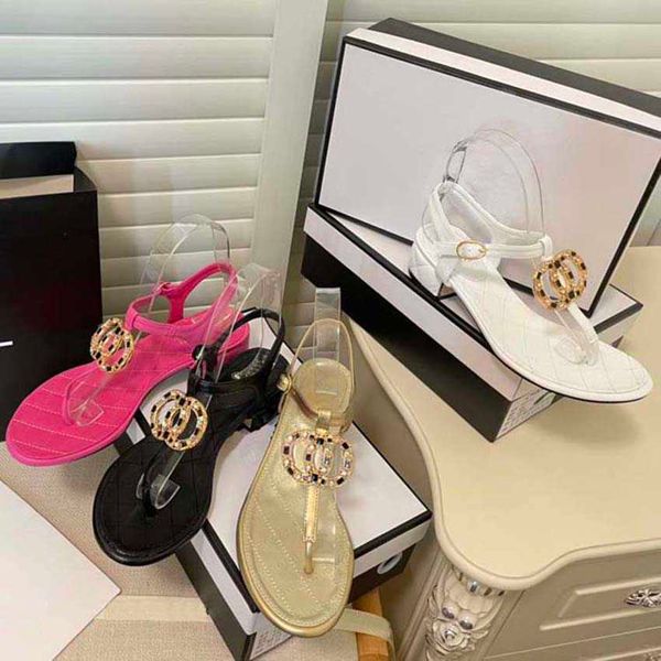 

women sandals womens slides crystal calf leather casual shoes quilted platform summer beach slipper 35-40 08, Black