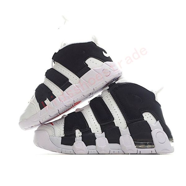 

2023more uptempos kids children basketball shoes boys girls up tempos scottie pippen running shoes triple black university blue baby toddler