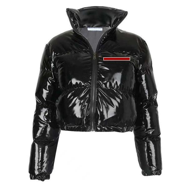 

designer womens jacket down coats puffer jackets winter coat leather water proof short parkas, Black