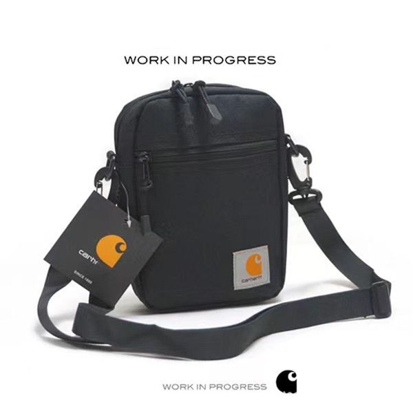 

car-hart small messenger handbags for men's fashion canvas cross body bag waterproof durable zipper purse and shopping han300r