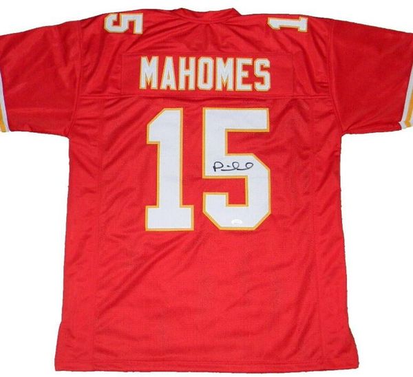 

dak mahomes goff signed autograph signatured autographed auto jersey shirts, Black;red
