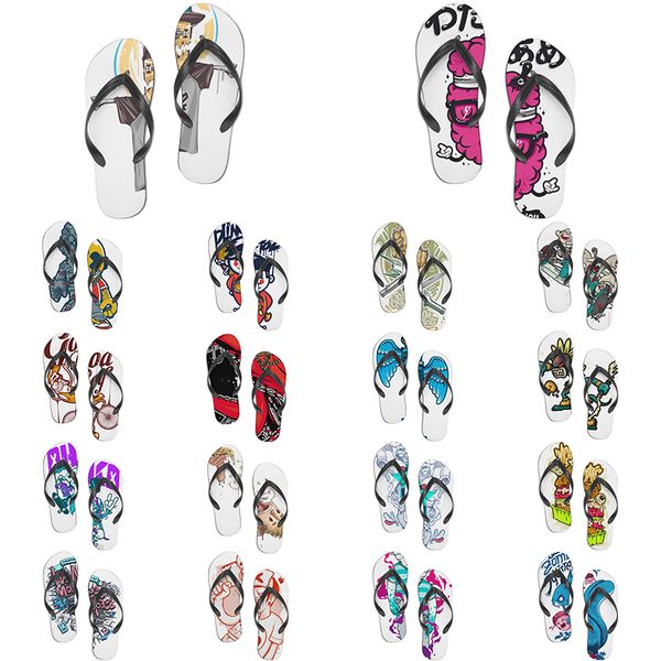 

custom shoes slippers customized sneakers men women blue red green yellow classic custom comfortable low platform sneaker color192