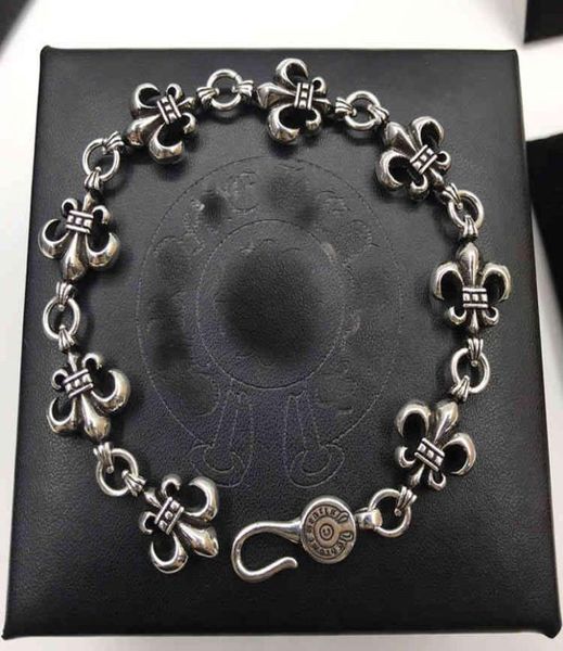 

ch croft s925 cross boat anchor bracelet men039s and women039s punk fashion rope7438433, Golden;silver