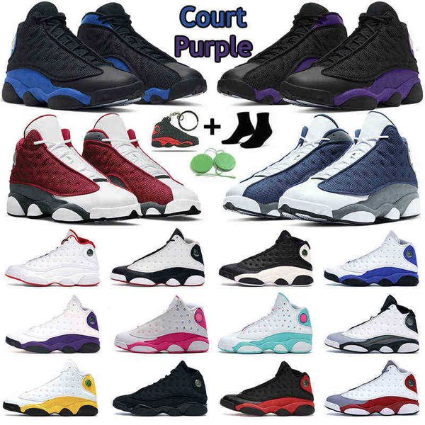 

13s men outdoor shoes jumpman 13 hyper royal red flint starfish del sol court purple black cat wolf grey lucky green mens women