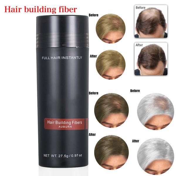 

27.5g Building Fiber Powder Applicator Spray Anti Loss Concealer Thicken Hair Regrowth Keratin Powders Thickening