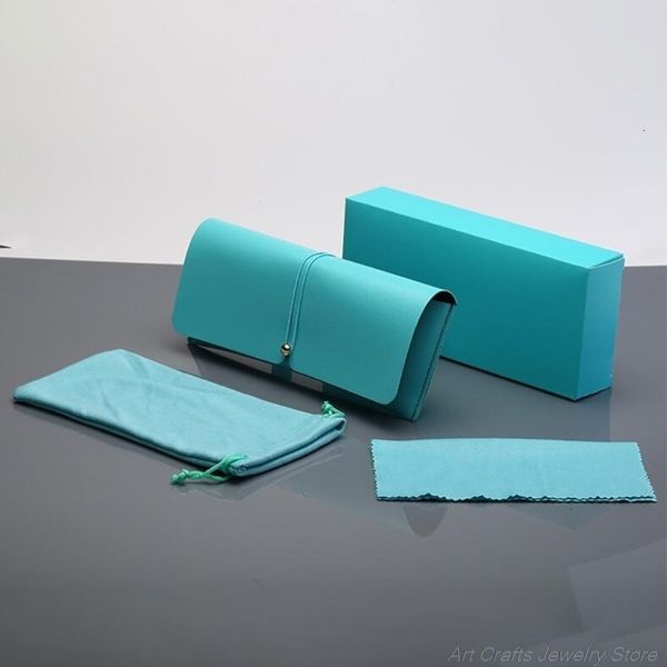 

sunglasses cases pu leather glasses cover with rope buckle storage box pouch eyewear container m16 21 drop 221119