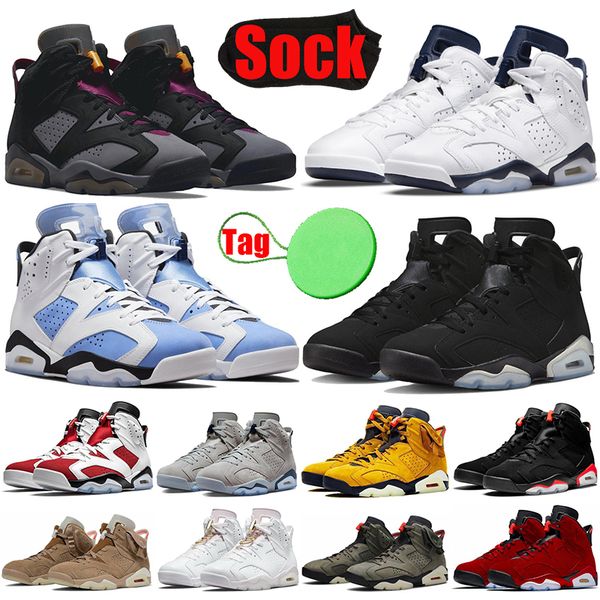

shoes outdoor unc jumpman 6 men 6s carmine georgetown scotts bordeaux midnight navy yellow dmp infrared sports sneakers trainers, White;red