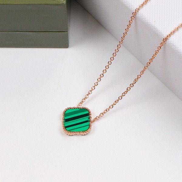 

brand classic clover necklace new fashion designer pendant necklace quality 18k gold necklaces for women jewelry gifts, Silver
