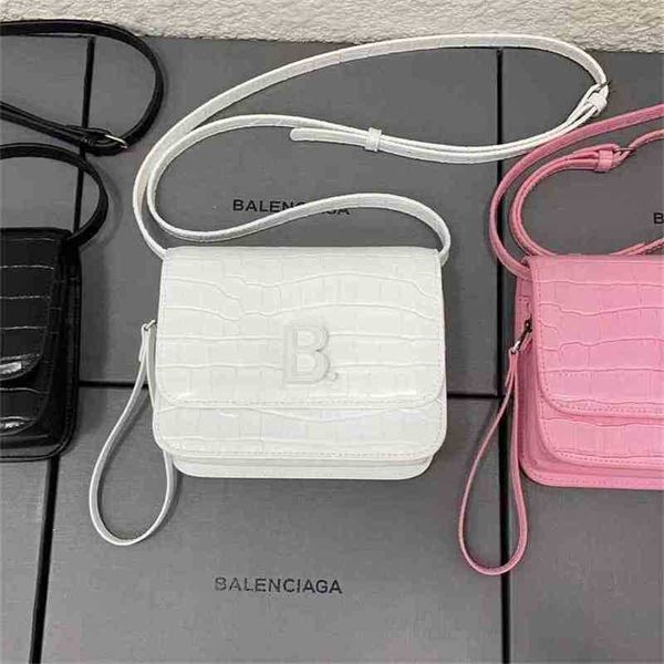 

paris balencaigabag handbags designer women's 2022 hourglass bag crocodile pattern handbag niche messenger bags high h4zh