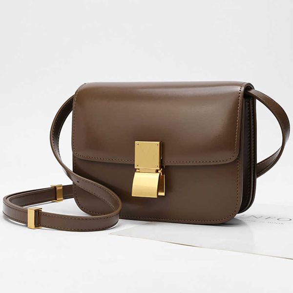

crossbody bags luxury brand box tofu upgrade smooth leather mirror quqlity women shoulder messenger fashion ladies small square 221120