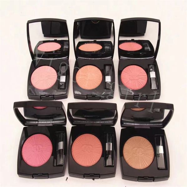 

2022 new blush girl face beauty cosmetics long lasting natural harmonie de blush harmony 0.38oz net weight 11g with brush and 6 color