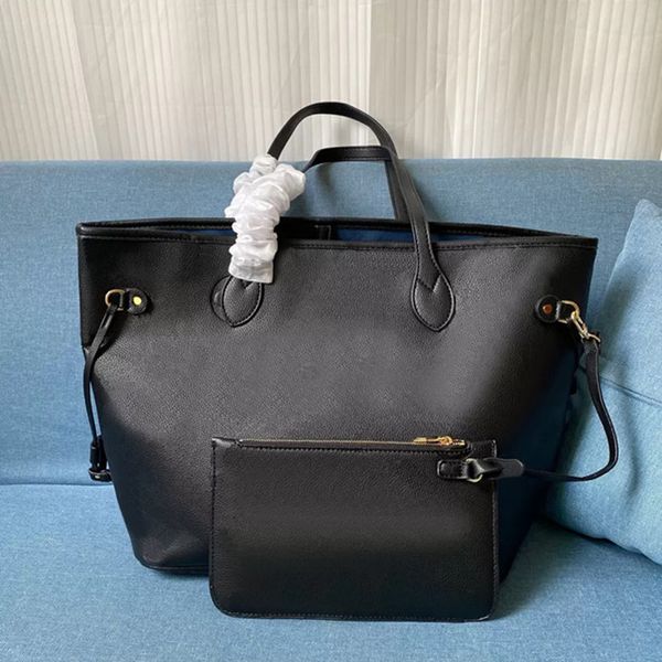 

a-9 women leather handbags tote double letters crossbody shopping bags cosmetic handbags school bag