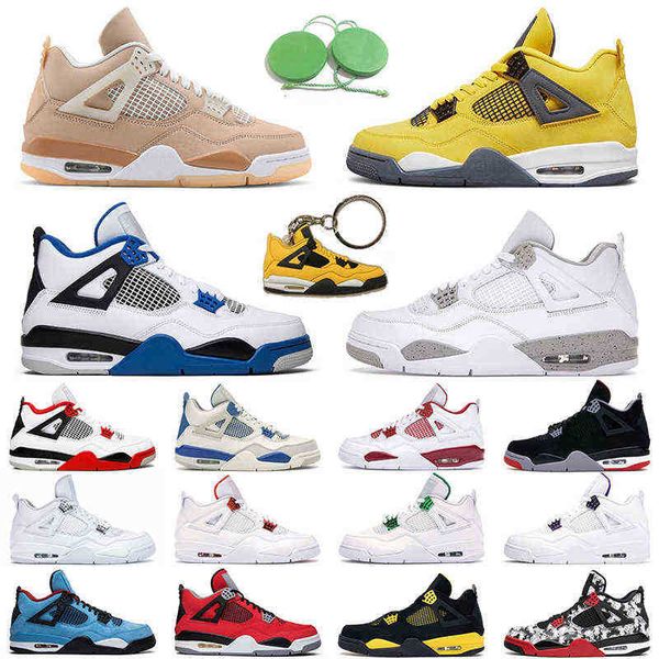 

jumpman 4 motorsports outdoor shoes men women 4s shimmer university blue guava ice mens trainer, Black