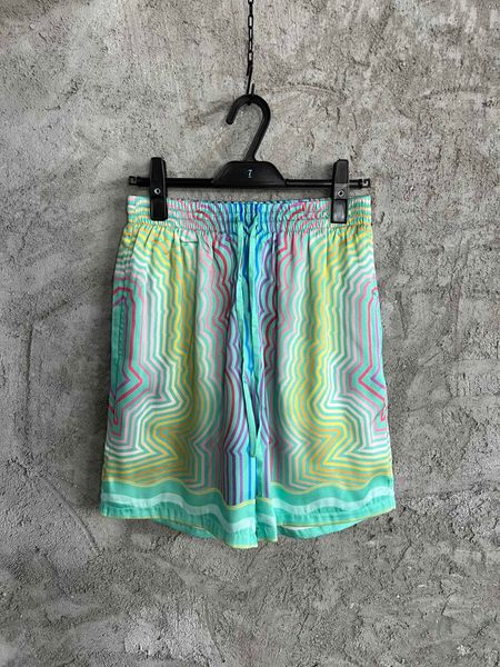 

shorts fashion mens design beach basketball shorts casual summer pants short relaxed 100%silk corrugated print luxury men streetwear, White;black