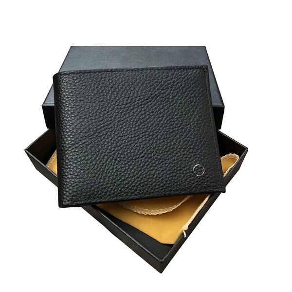 

luxury leather wallets fashion designer wallets retro handbag for men classic card holders coin purse famous clutch wallet with bo336s, Red;black