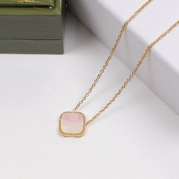 

womens luxury designer tassel necklace fashion four-leaf clover pendant necklace 18k gold necklaces jewelry, Silver