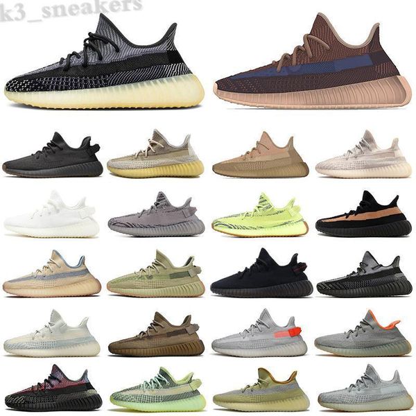 

bred earth oreo men women sports shoes black static reflective cream white beluga 2 yezzies''350 yeezzy yezzzy yeezie kanyes 35 v2