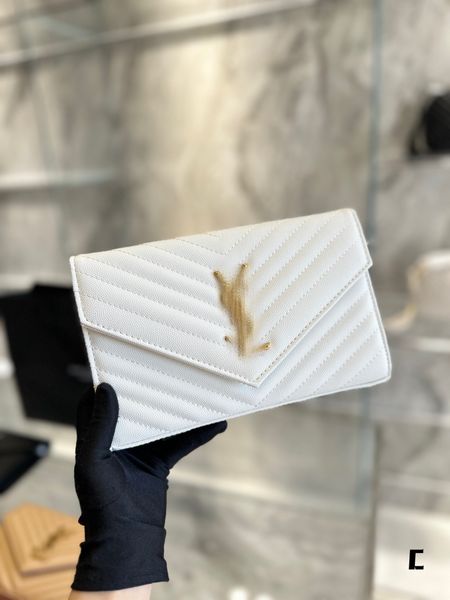 

yslity handbags shoulder luxurys designer bags metal chain gold silver women handbag genuine leather bag flip cover diagonal messenger cross