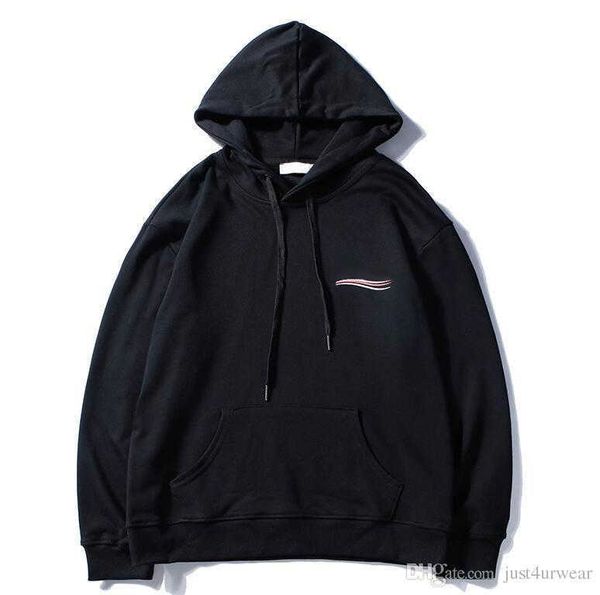 

23homme hooded sweatshirts mens women designer hoodies clothing high street print pullover winter, Black