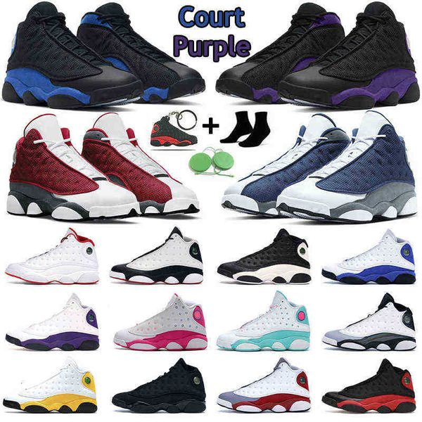 

13s men outdoor shoes jumpman 13 hyper royal red flint starfish del sol court purple black cat wolf grey lucky green mens women trainers