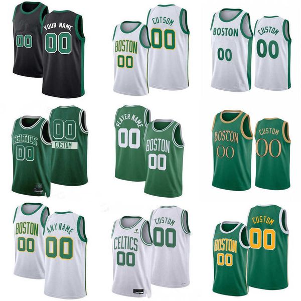 

2021-2022 75th custom jersey boston''celtics''men women youth payton 11 pritchard josh 8 richardson robert 44 williams i, Black;red
