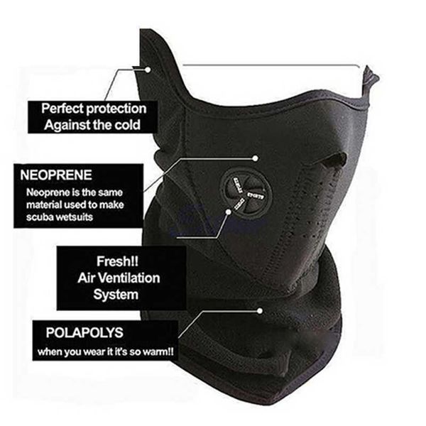 

motorcycle warm mask neck warm snowboard bike riding mask scarf accessories windproof outdoor sports ski cycling bicycle