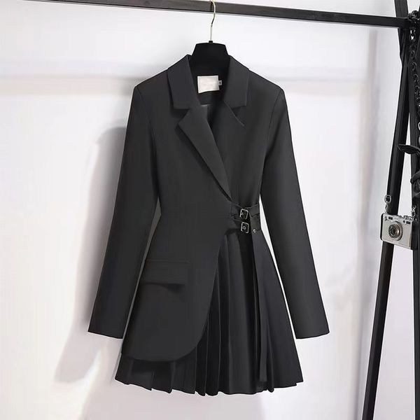 

womens designer dresses brand temperament dress slimming waist fashion dress m181, Black;gray