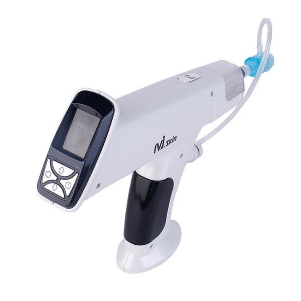 

skin water mesotherapy needle-vanadium-titanium beauty device gun wrinkle removal machine, Black;white