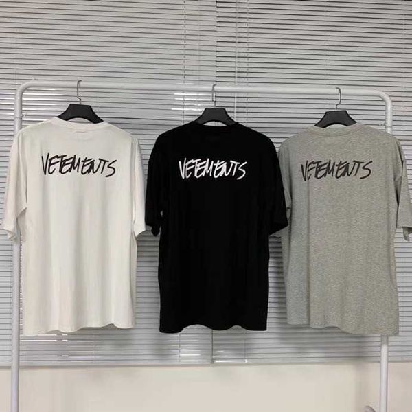 

men's t-shirts vtm vitamo 2021 new graffiti letter print men's and women's loose short sleeve t-shirts t221012, White;black