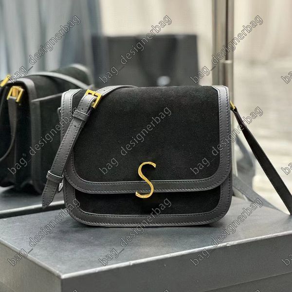 

designer fashion versatile new women's fashion crossbody bag one shoulder material frosted leather metal accessories size 22cm