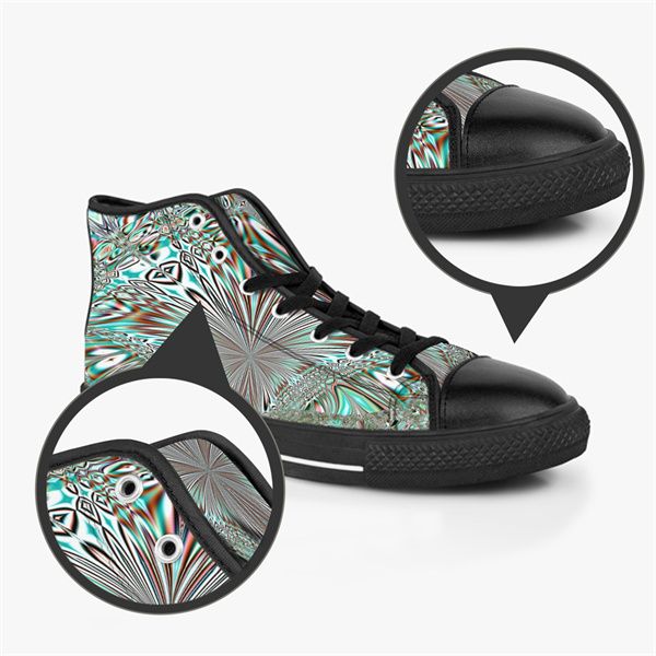 

men stitch shoes custom sneakers canvas women fashion black white mid cut breathable walking jogging color94